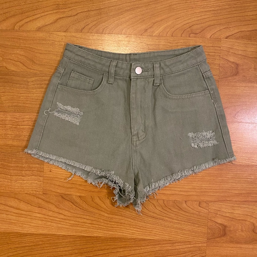Shein High-Waist Denim Shorts